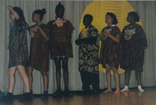 Foklore Festival produced school play performance for students